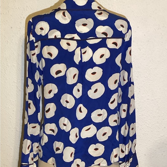 Olivia Palermo Chelsea28 silk  blouse size small - Picture 7 of 12